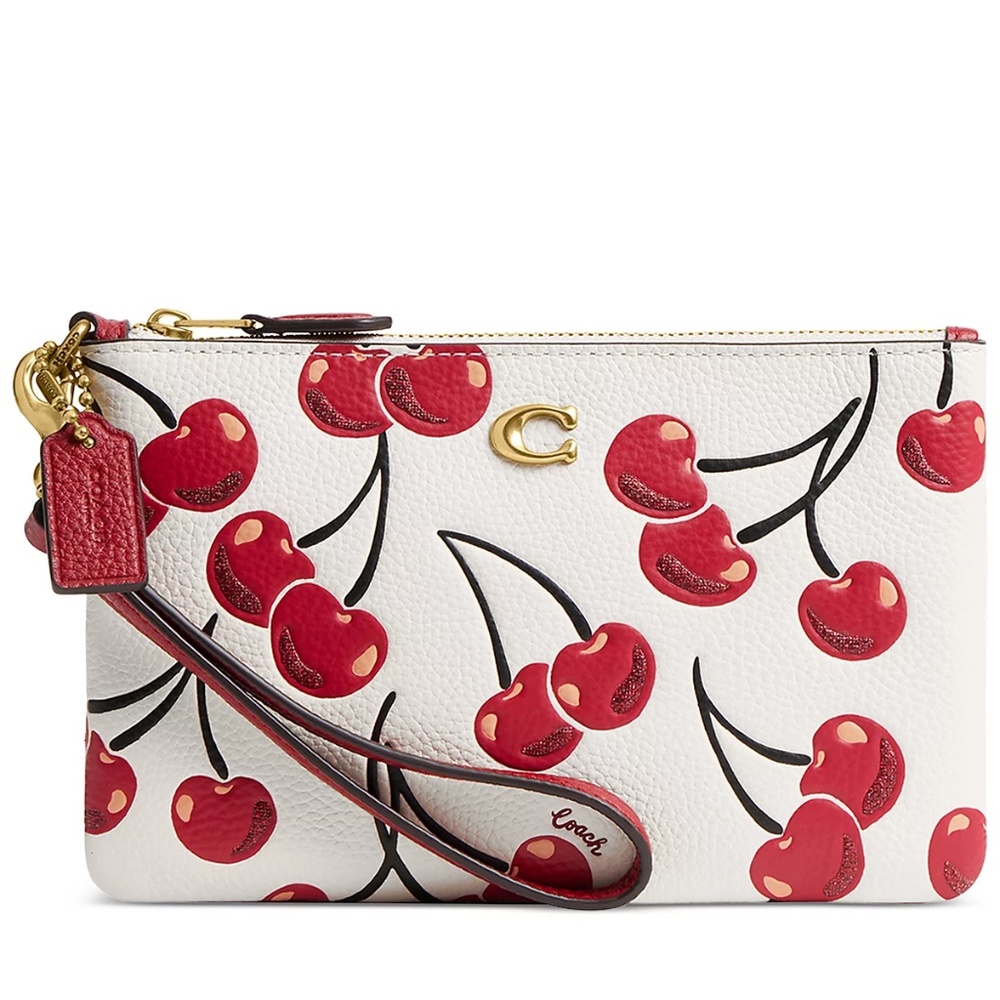 Coach Cherry Wristlet Wallet 🍒